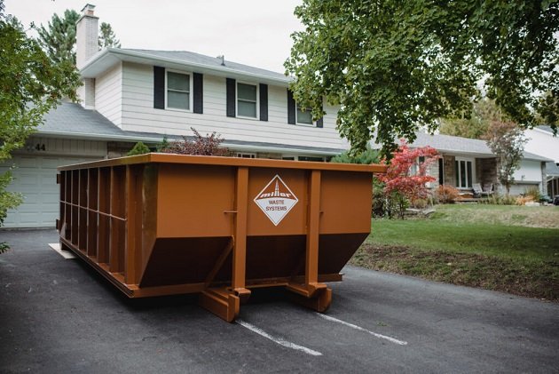 Temporary Dumpster
