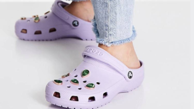 Lavender Crocs
