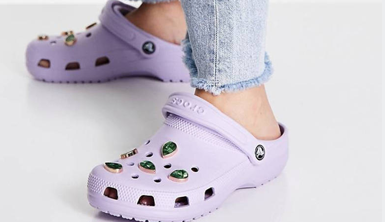 Lavender Crocs